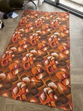 Vintage 1970s Geometric Fabric