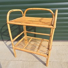 Bamboo cane shelving unit - bamboo,