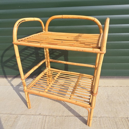 Bamboo cane shelving unit - shelving,