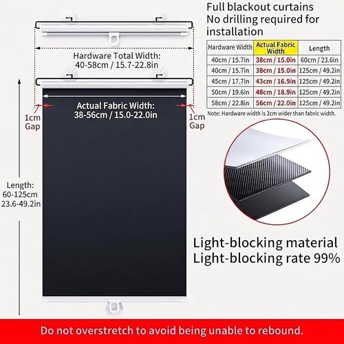 Thermal blackout roller blind - thermal,