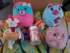 soft toy bundle. misfittens, cuteito burrito, fur luvs fluffer luves