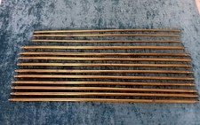 Vintage Brass Stair Rods X 13