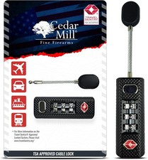 Black Anti Theft TSA Zipper