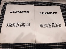 Lexmoto arizona 125 Factory workshop manual and parts book 2006