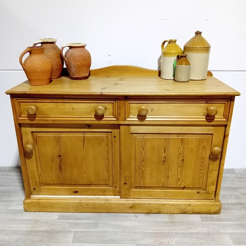 Antique style pine cupboard - antique,