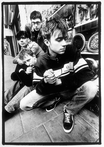 Blur damon albarn print - blur, a4