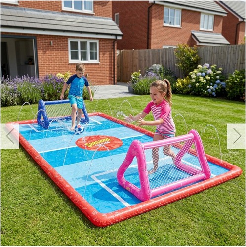 Football slip slide water - football, n