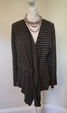 M&S Brown Striped Waterfall