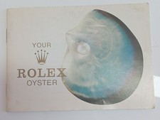 Genuine Rolex Oyster Booklet - 1977 - English. 