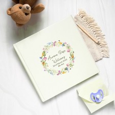 Personalised Floral New Baby