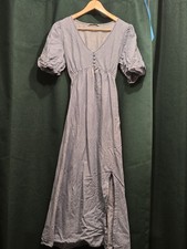 Tu Denim Look Maxi Dress, Puff