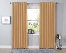 Blackout Eyelet Curtains Black