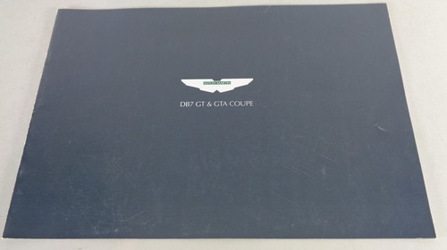 Brochure aston martin db7 - martin, &