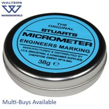 Stuarts Micrometer Engineers Marking Blue 38g Tin