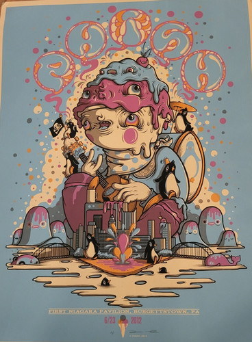 Phish poster 2012 - poster, burgettstown
