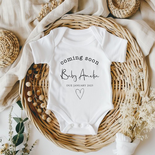 Personalised baby vest - personalised,