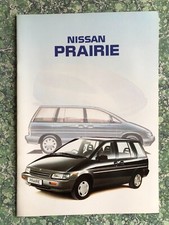 Nissan Prairie Car Brochure