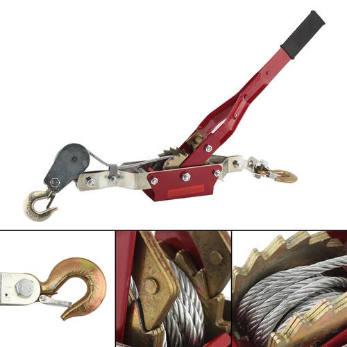 Ton hook cable puller - 4,