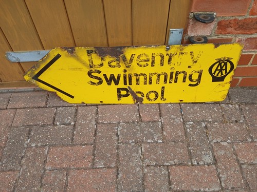 Original enamel sign - original, (aa)