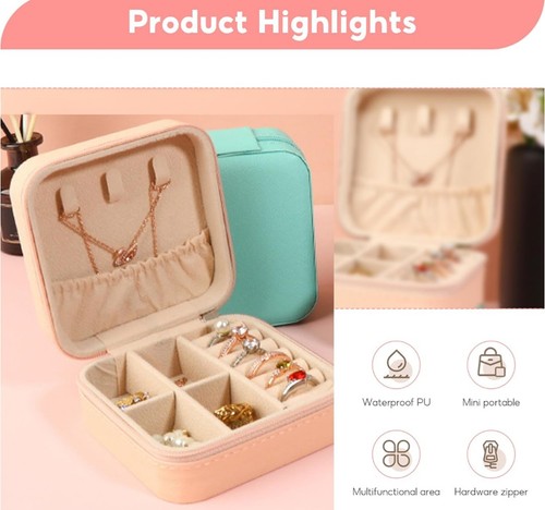 Portable small jewellery box - small,