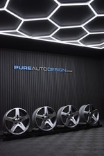 Genuine Mercedes A B Class 18" AMG Alloy Wheels Silver Diamond Cut 4