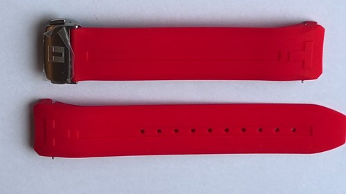 Tissot 22mm red - 22mm, rubber