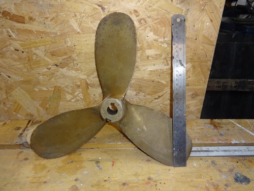 Bronze brass boat propeller - boat,