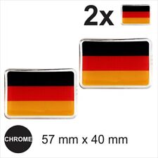 2x Germany German flag 3D
