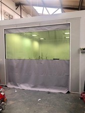 30FT X 10FT GARAGE CAR PAINT SPRAY BAY BOOTH REPAIR SMART BAY GARAGE CURTAIN