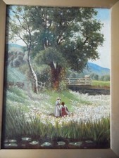 Couple Picking Wild Flowers Nr