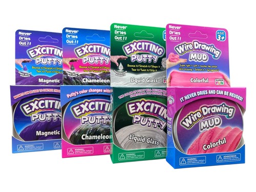 Putty mud set x colour - &, 4