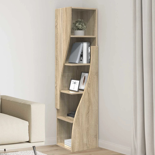 Walplus corner cabinet sonoma - cabinet,