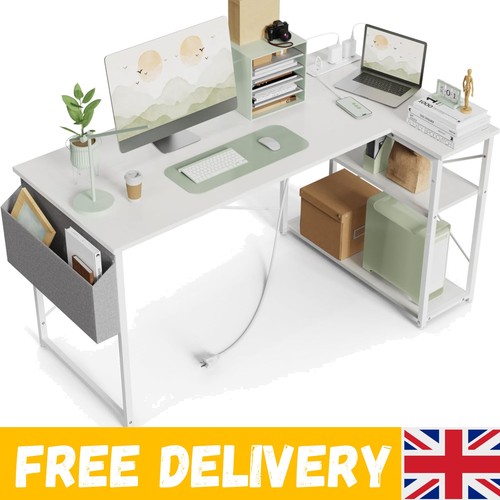 Space saving shaped writing - space-saving, l-shaped