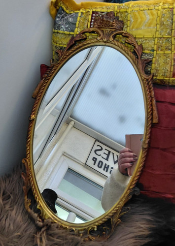 Vintage 1950s brass gilt metal - brass,