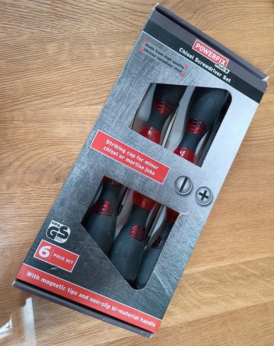 Powerfix 6pc screwdriver - 6pc, set