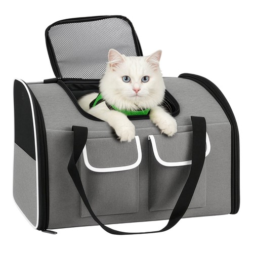 Portable foldable cat carrier - portable,