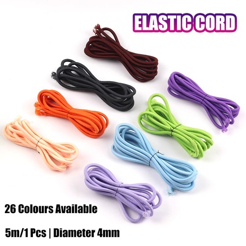 Coloured elastic cord - 5m,