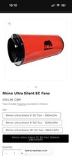 Rhino 12 Ec Inline Duct Fan