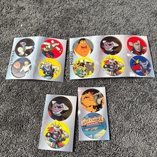 Biker Mice From Mars Pogs Stakkers Modo Vinnie Backings 1995 vintage Shreddies