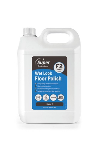 Wet look floor polish - floor, litre