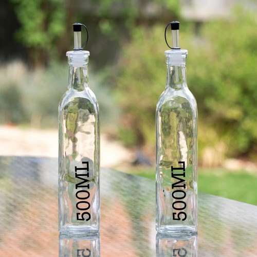 Set 500ml glass oil - 500ml,