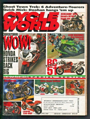 2000 april cycle world - cycle,