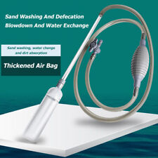 Aquarium Fish Tank Pump Clean Vacuum Siphon Water Change Gravel Cleaner