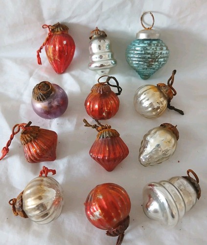 Vintage glass christmas - x,