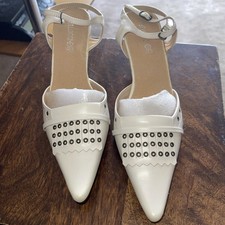 Lady Ankle Buckle Heel Sandals closed Toe Summer Stiletto Court Party Shoes eu38