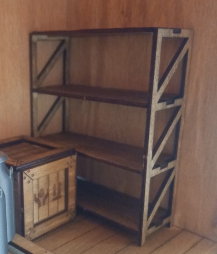 Miniature shelving kit - shelving,