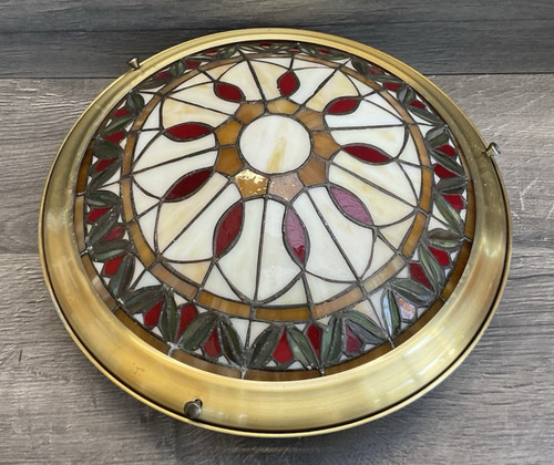 Vintage tiffany style stained - vintage,