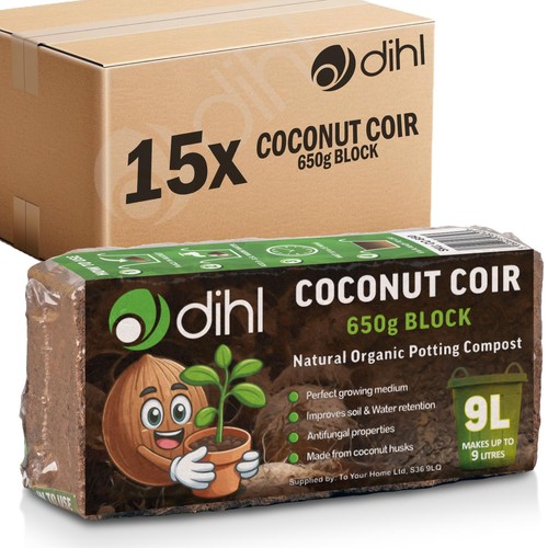 Dihl coco coir compost - x,