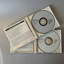 2 Panasonic DVD-RAM 4.7GB