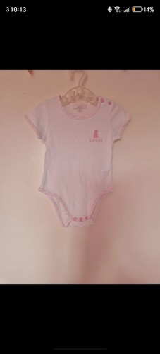 Gucci baby girl bodysuit - gucci, pink